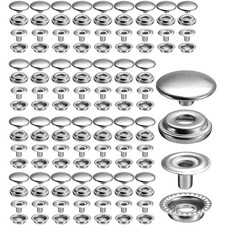 120 Stainless Steel Marine Grade Boat Canvas Snap Kit 15 Mm Fasteners - Snap But