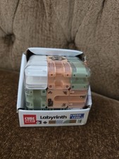 Rompecabezas Cubo Laberinto 3D 3x3 - Juego Mágico Transparente Seis Caras para Niños y Aprendizaje