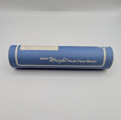 mini Wright Peak Flow Meter Peakflow Messer Lungenfunktionstest Vintage Airmed