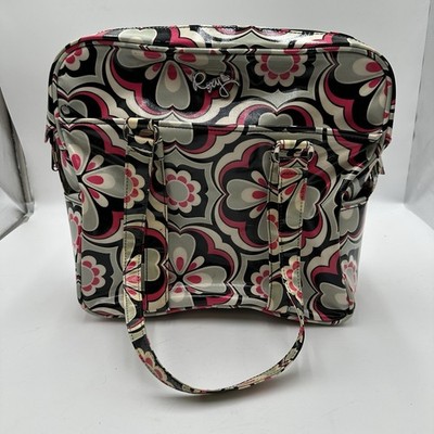 Vintage Y2K Roxy Carry On Travel Bag Luggage Overnight Hibiscus Coconut Girl
