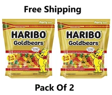 Haribo Goldbears Original Gummy Bears Bag, 3 Lb (2 Pack) Free & Fast Shipping