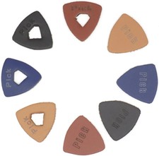 Soft Leather Ukulele Picks, 8Pcs Set for Richer Warmer Tones, Ideal for Ukulele,