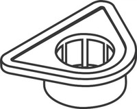 Hansgrohe Hg Befestigungsplatte SpüLtischmischer 97523000