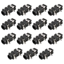 3.5 mm Audio Jack Connector PCB Mount Female Socket 5 Pin PJ-327A 15pcs