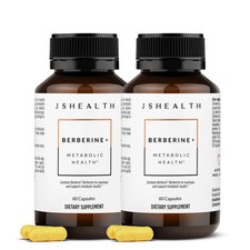 2 Pack- JSHealth Vitamins Berberine Formula  Berberine Supplement - 120 Capsules