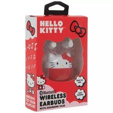 Hello Kitty Red Wireless Earbuds Brand New 