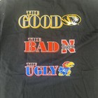 NWT The Good Bad Ugly Mizzou KU Nebraska Black College Men’s T-Shirt Size XL — photo 4