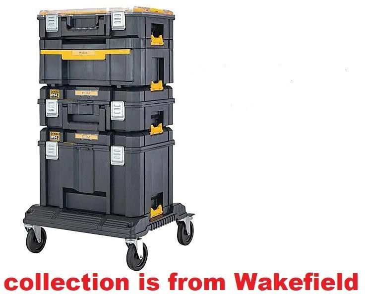 DEWALT Mobile Storage TSTAK 2.0 Toolbox Tower Load 100kg Wheeled DWS183412