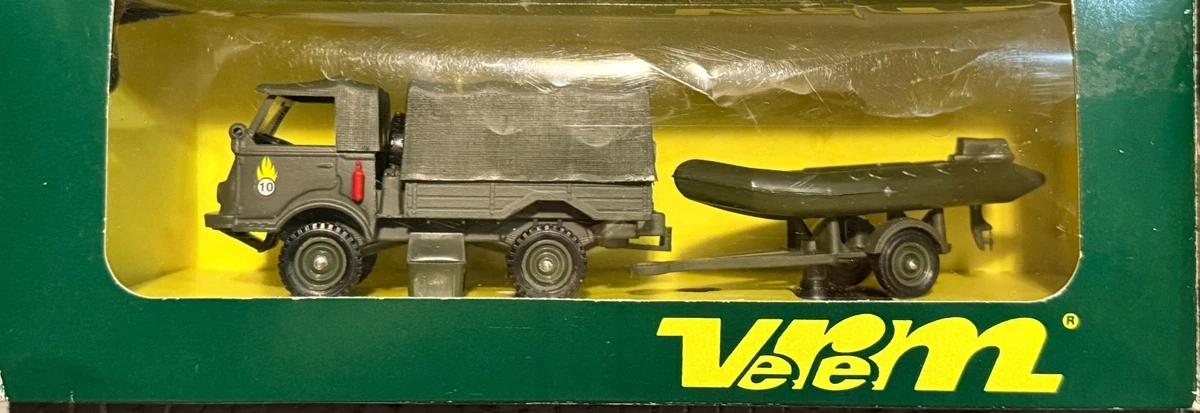 Miniature Eligor 1/43 – Renault R370 Turboleader Avec Semi-remorque Lamberet – Occasion
