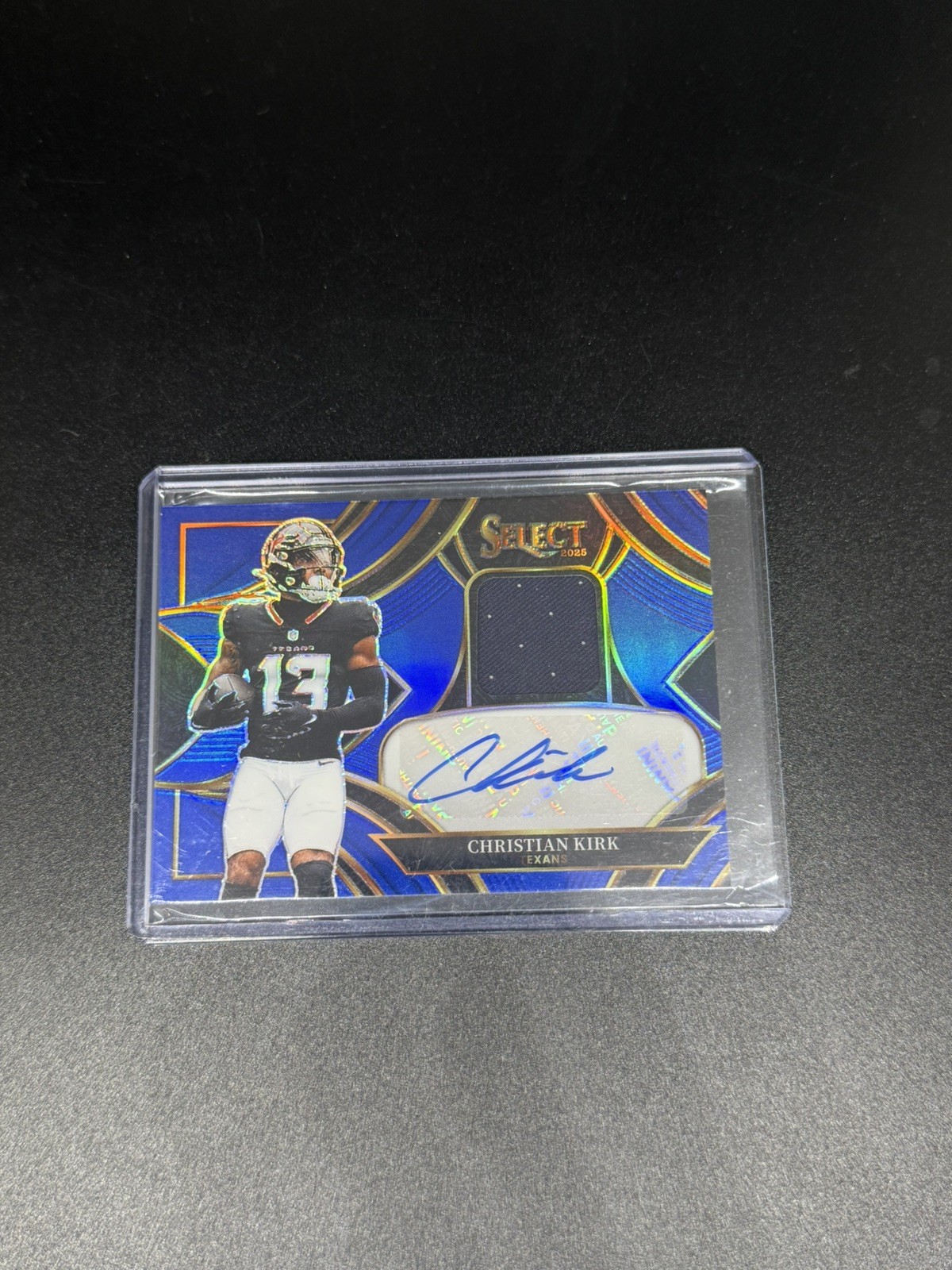 CHRISTIAN KIRK 2025 SELECT BLUE PRIZM AUTO PATCH /149 #SME-CKK TEXANS 