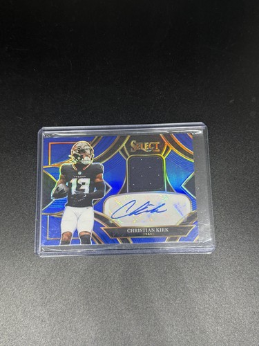 CHRISTIAN KIRK 2025 SELECT BLUE PRIZM AUTO PATCH /149 #SME-CKK TEXANS 