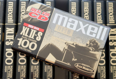 Maxell XLII-S 100 Premium High Position Type II Blank Audio Cassette - UK 2000