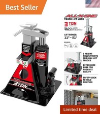 All-in-one 3 Ton Aluminum Jack With Wide Base For Trucks And Suvs - Safety First