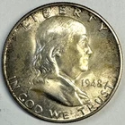 1948 Franklin Half Dollar, Uncertified, NR.