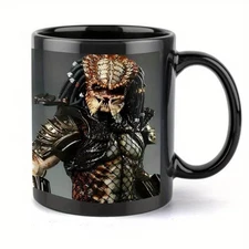 Alien vs Predator Ceramic Mug, Sci-Fi Design Coffee Cup 11oz 15oz