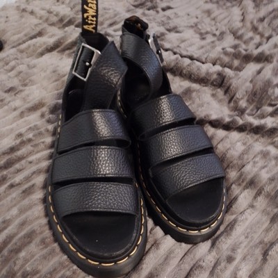 New Original Dr. Martens AirWair With Bouncing Black Genuine Leather Boots Gr.38