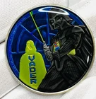 2022 Star Wars Darth Vader 1 oz .999 Fine Silver Coin Castronomics Hand Enamel