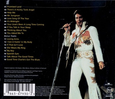 ELVIS PRESLEY - PROMISED LAND [US BONUS TRACKS] NEW CD