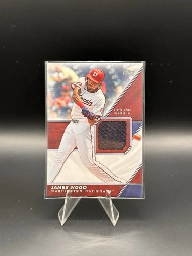 2026 Topps Series 2 James Wood Player Worn Memorabilia Relic MLM2-JWO Nationals