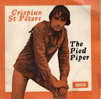 CRISPIAN ST PETERS ~ The Pied Piper ~ Rare 1966 Australian 4-trk 7'' vinyl EP~p/s