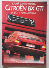 Citroen BX GTi Brochure 1989