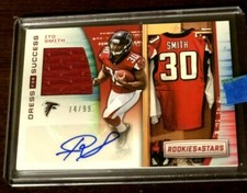 Ito Smith RC 2018 Rookies&Stars Rookie Red Patch/Auto#74/99!Falcons RB RC FUTURE