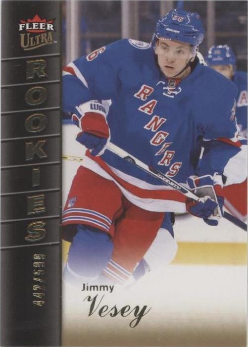 2016-17 Upper Deck Fleer Showcase - Jimmy Vesey #U4 - 1 of 1