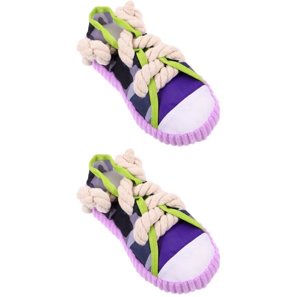APL 2 Pezzi Pantofole per Animali Domestici Giocattolo Dentifica Cuccioli Puzzle per Cani Giocattolo