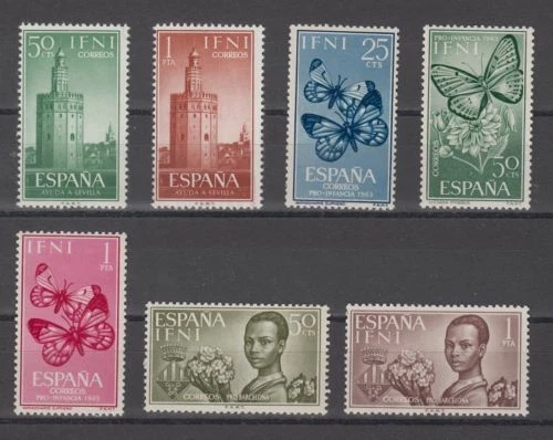 IFNI ESPAÑA SPANIEN ESPAGNE AÑO 1963 NUEVO COMPLETO MNH SPAIN -EDIFIL 193/99