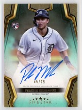 2024 Topps Five Star Autographs Aqua Parker Meadows RC /75