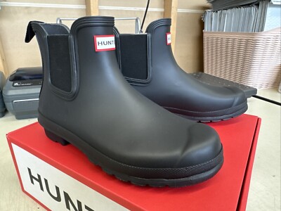 Hunter Women's Size 10 BLACK Original Chelsea Rain Boots