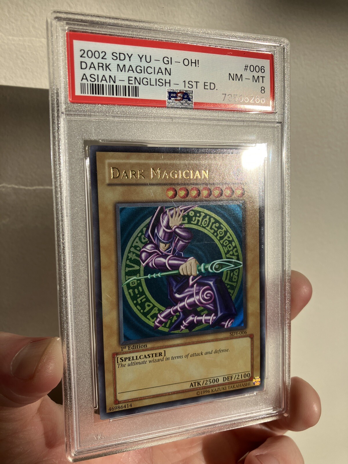 Yugioh 2002 Starter Deck Yugi Dark Magician SDY006 Ultra Rare 1st