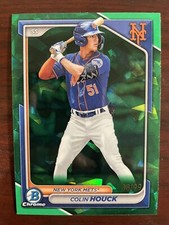 Colin Houck #'d /99 - 2024 Bowman Chrome Sapphire Prospects Green SP