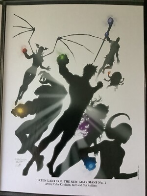 Green Lantern: The New Guardians #1 Art By Tyler Kirkham 9x12 Art Print Poster