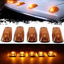 Led Cab Roof Parking Marker Clearance Lights 5 Piece Kit For Chevy Gmc Truck Led Cab Roof Parking Marker Clearance Lights 5 Piece Kit For Chevy Gmc Truck