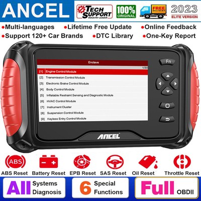 ANCEL FX8000 Profi KFZ Diagnosegerät Auto OBD2 Scanner ALLE SYSTEM ABS EPB Oil