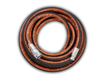Original PFT RONDO 25 mm, 15 m, Hydraulikeinbindung Mörtelschlauch mit Kupplung