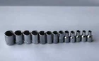 Craftsman 1/4in. Drive 6 Point Socket Set Std Metric or SAE Shallow - Choose