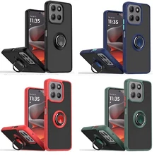 Shockproof Protective Case w/Magnetic Rotatable Kickstand for Moto G Power 2025