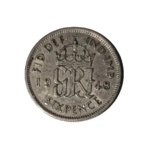 Genuine Extremely rare 1948 six pence - Image 3 of 4