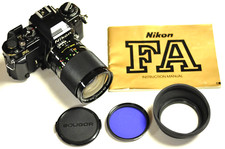 Nikon FA 35mm camera body with a Soligor 28-80mm f3.5/4.5 zoom lens  acc.