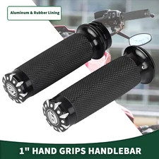 1" 25mm Motorcycle Handlebar Hand Grips For Harley Road Glide Sportster 883 1200