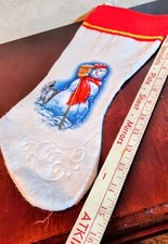 REDUCED - Decorative Snowman Christmas Stocking