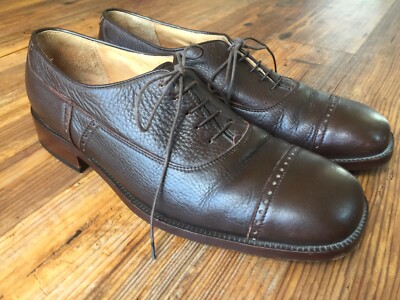 Mc.Moor Made In Italy Men s Square Toed Dress Shoes Size 10 EU 43 *Preowned*