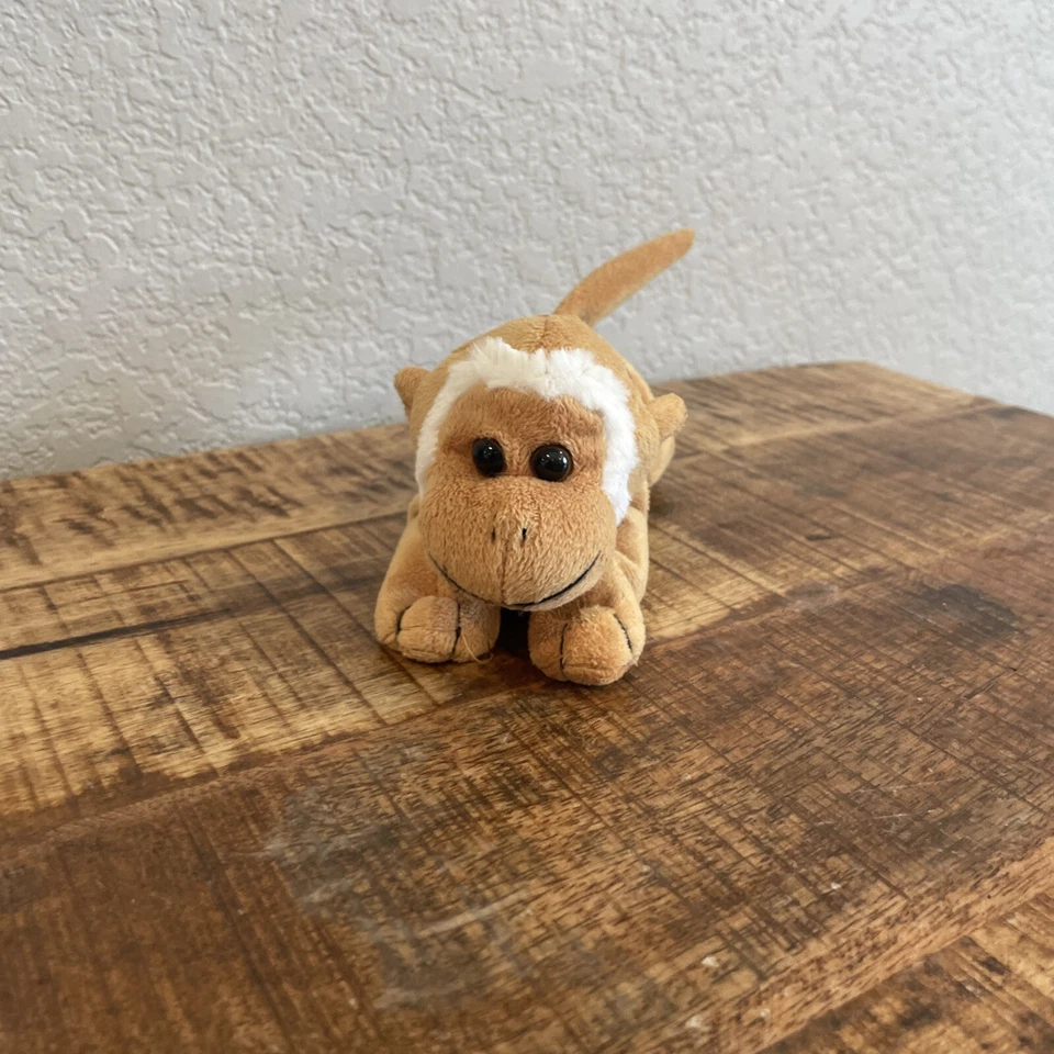 Unipak Monkeys in Banana Tree Replacement Monkey 6” Tan Plush Toy Jungle - Image 2 of 4