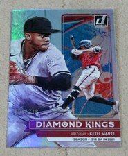 2022 Donruss Stat Line Season #30 Ketel Marte Diamond Kings - Serial # /318