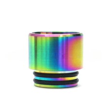 810 Stainless Steel Rainbow Black Silver Nozzle Drip Tip Anti-Fry With Mesh