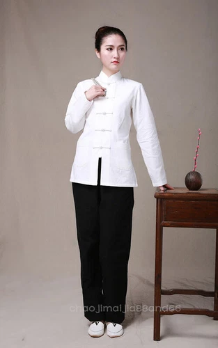 100% Cotton Chinese Traditional Women's Kung Fu Taichi Martial Arts shirt jacket - Picture 12 of 26