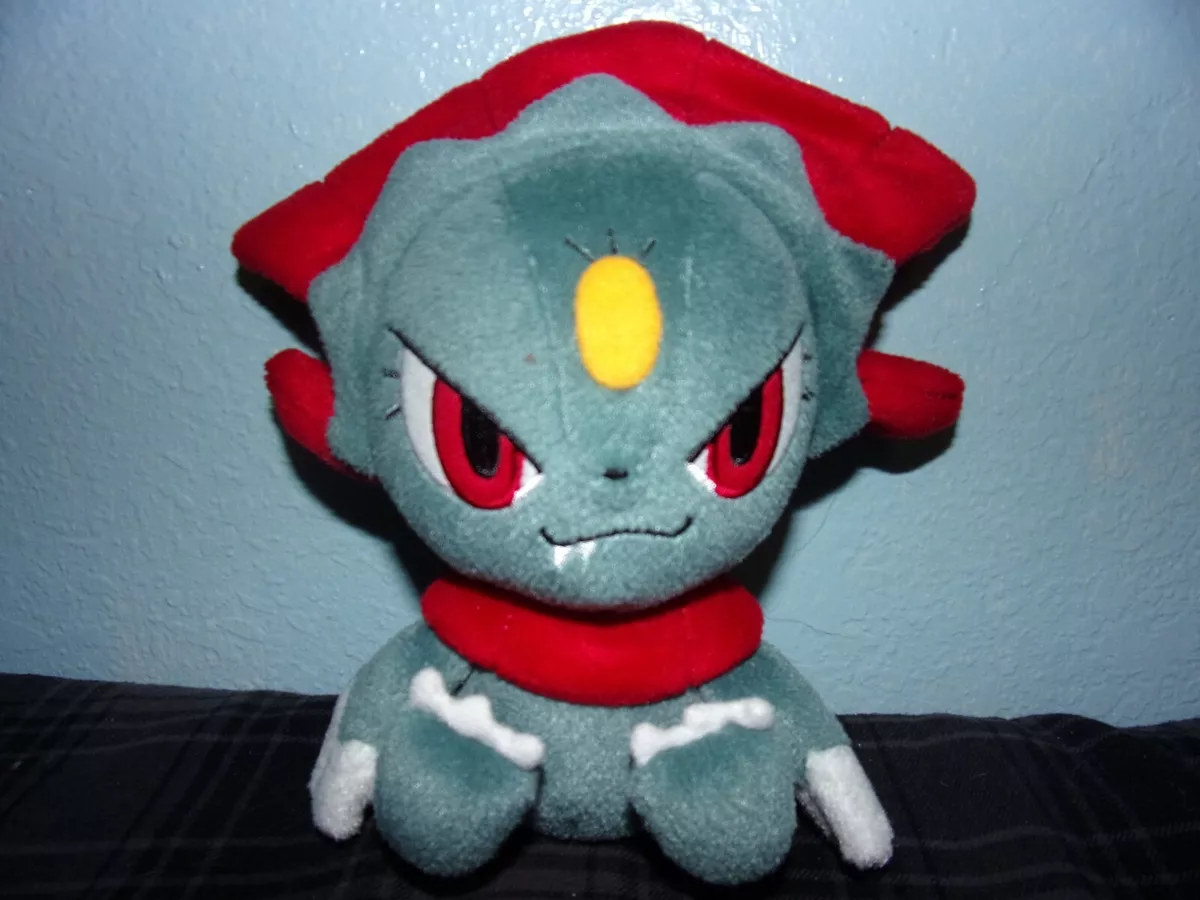Weavile Pokemon Center Pokedoll 2005 Velboa 7