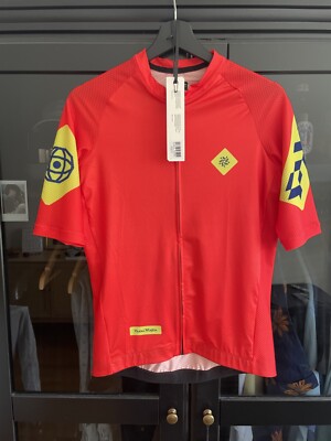 Pedal Mafia Mens Core Jersey - Large VIS Red *Rapha Maap Rennrad Trikot Gravel
